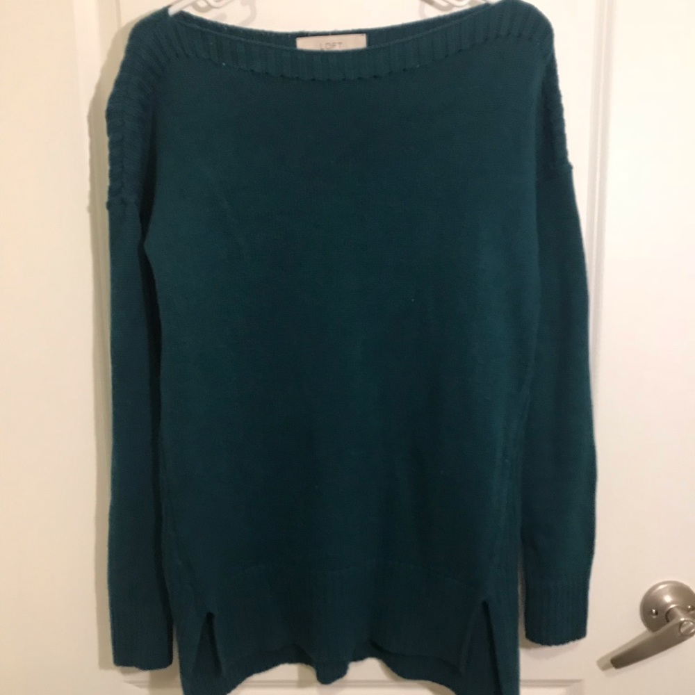 Ann Taylor Loft Turquoise Sweater